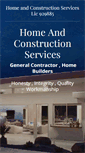 Mobile Screenshot of homeandconstructionservices.com